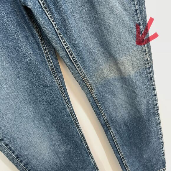 Levi’s 514 Straight Leg Denim Jeans Medium Wash Men's Size 33 Blue - Picture 4 of 10